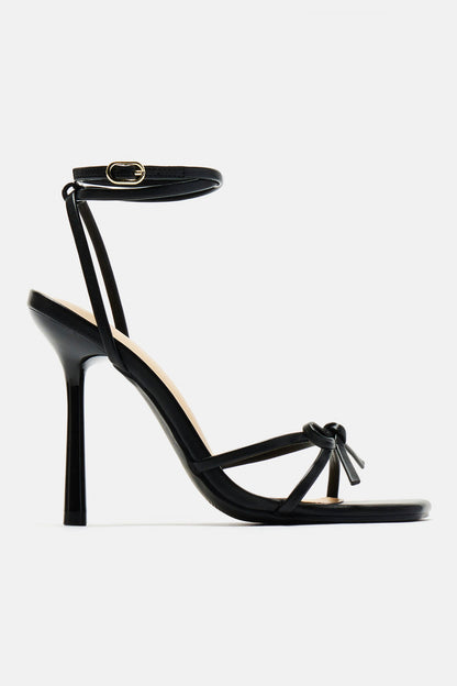 Lala Heeled Sandals - Black