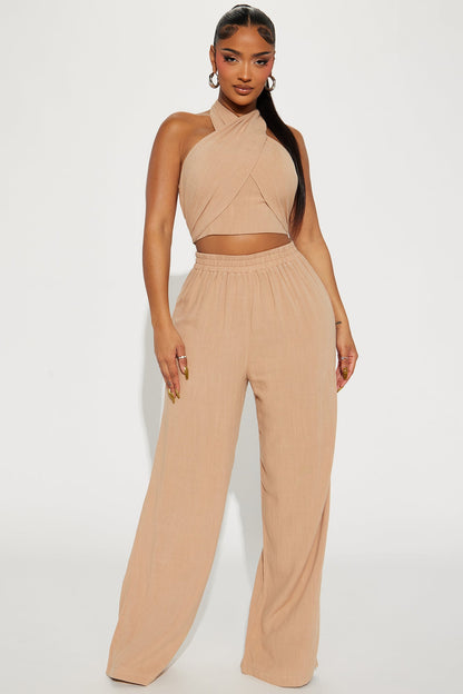 Georgia Pant Set - Khaki
