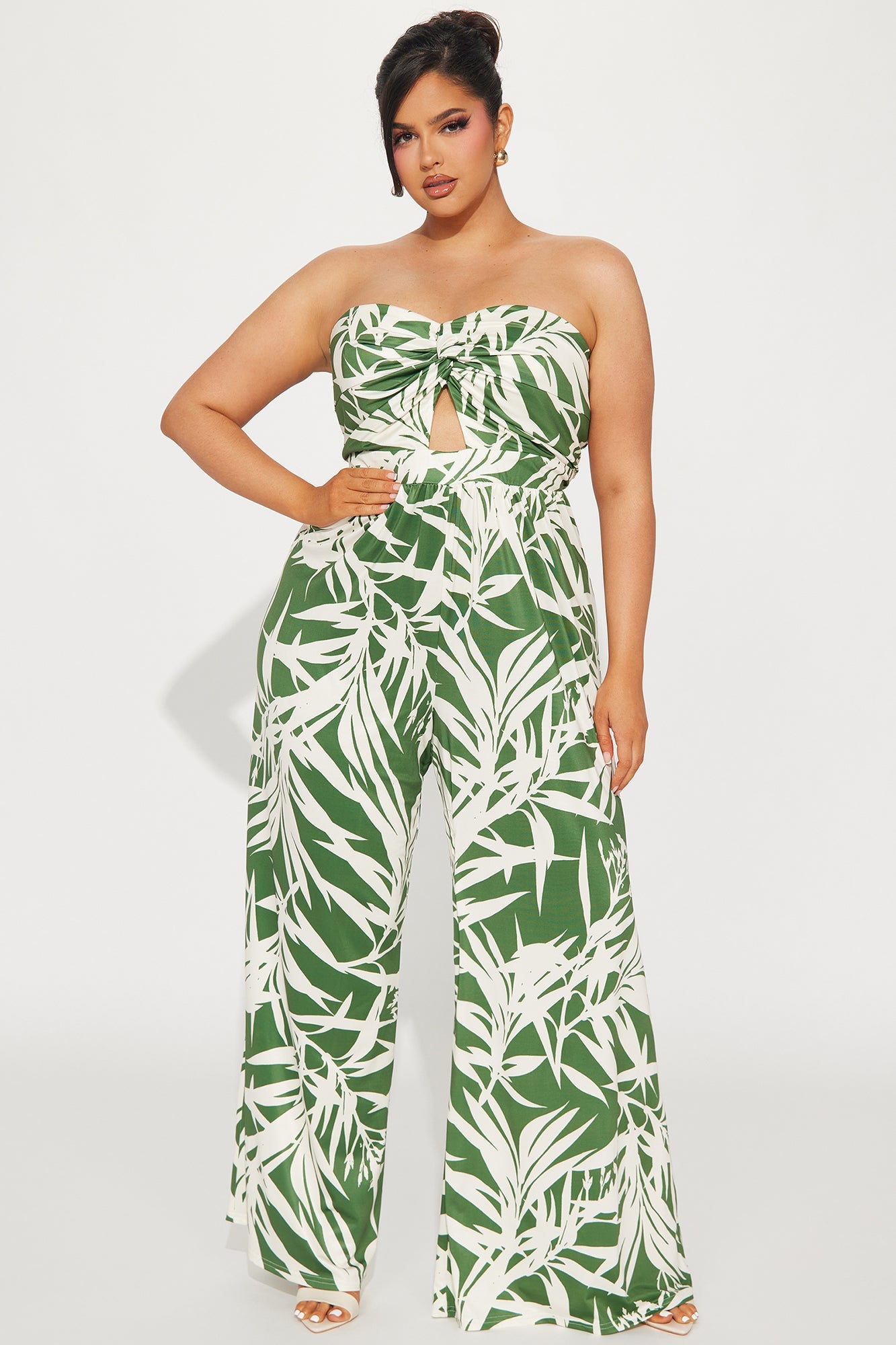Weekend Resort Jumpsuit - Olive/combo