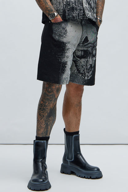 Azrael Tapestry Shorts - Black/combo