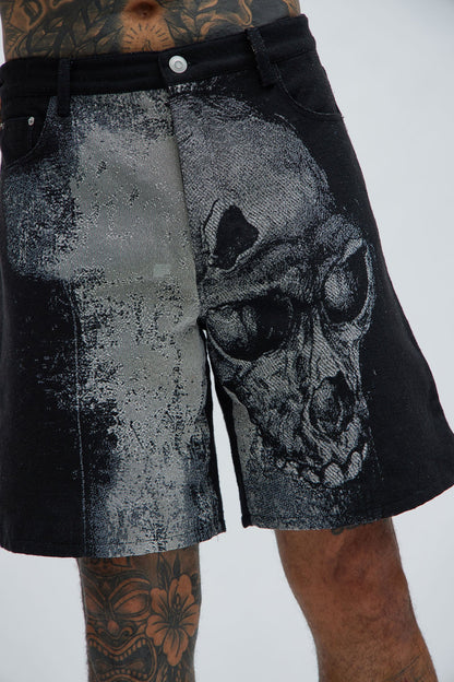 Azrael Tapestry Shorts - Black/combo