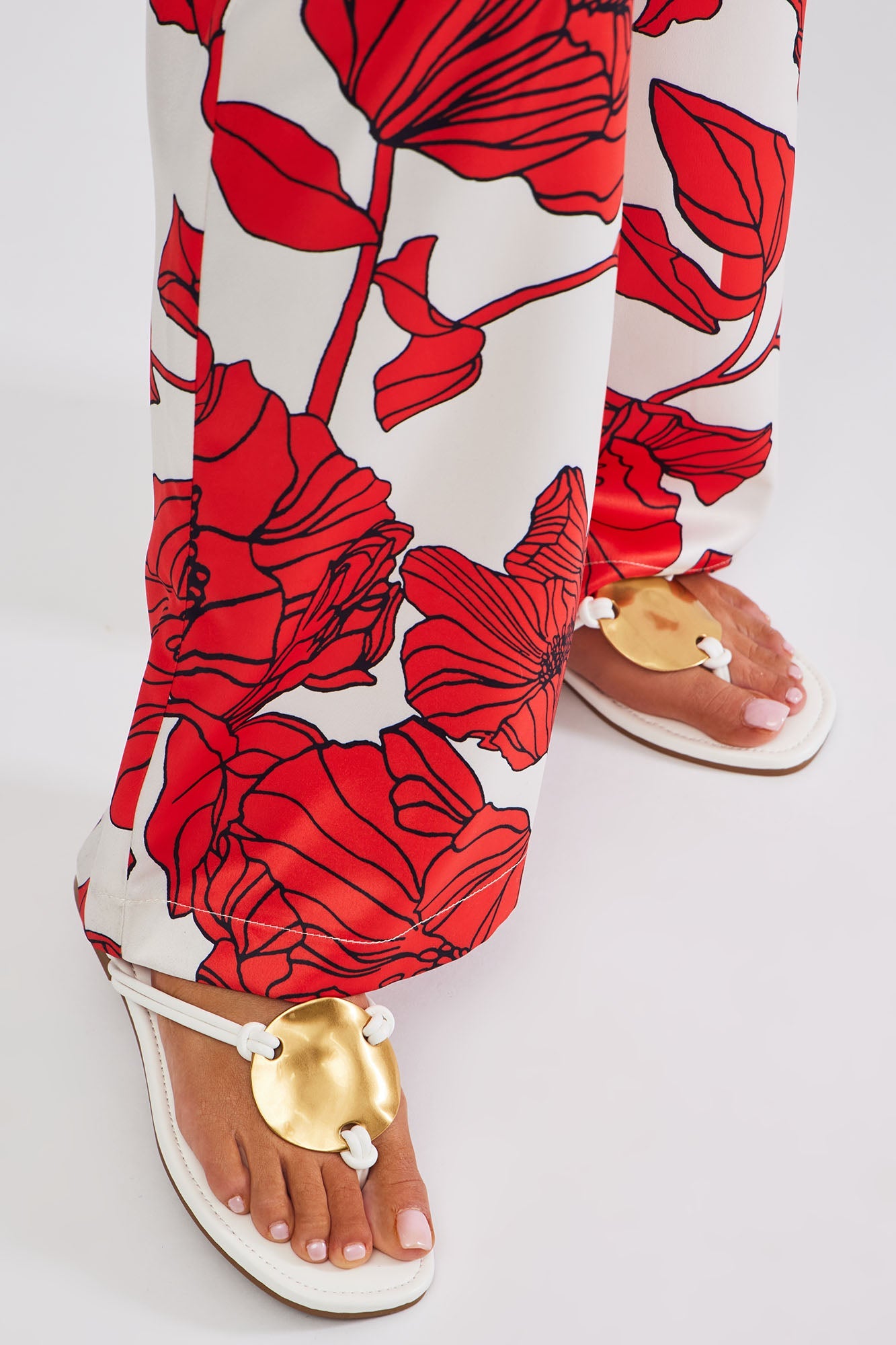 Woke Up In Tulum Flat Sandals - White