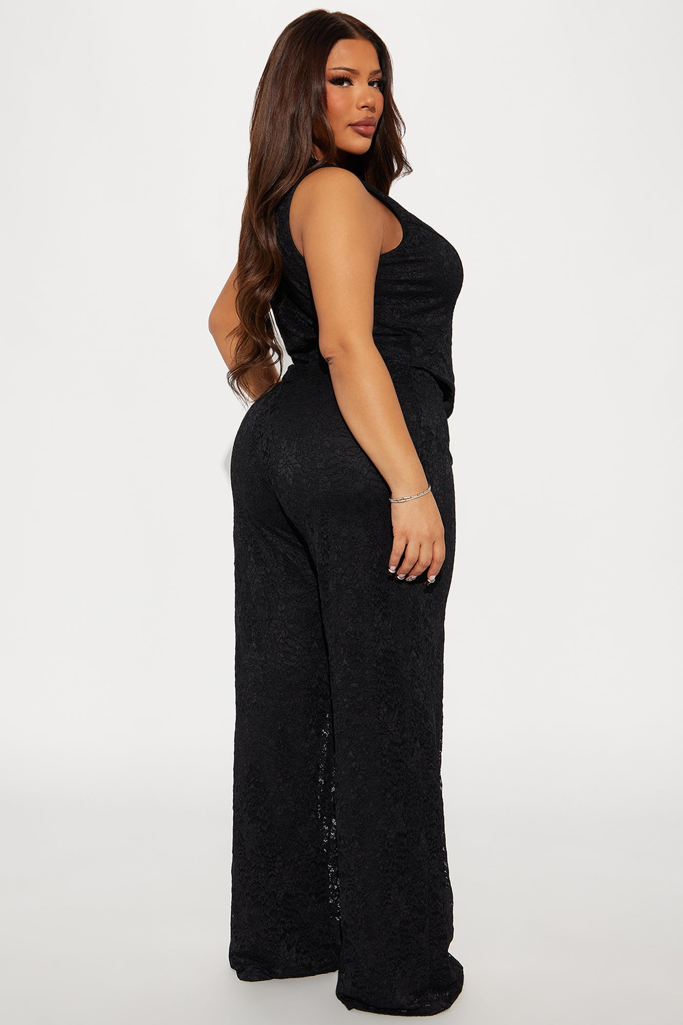 Rosie Lace Jumpsuit - Black