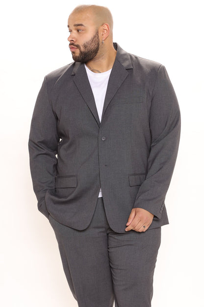 The Modern Stretch Suit Jacket - Charcoal