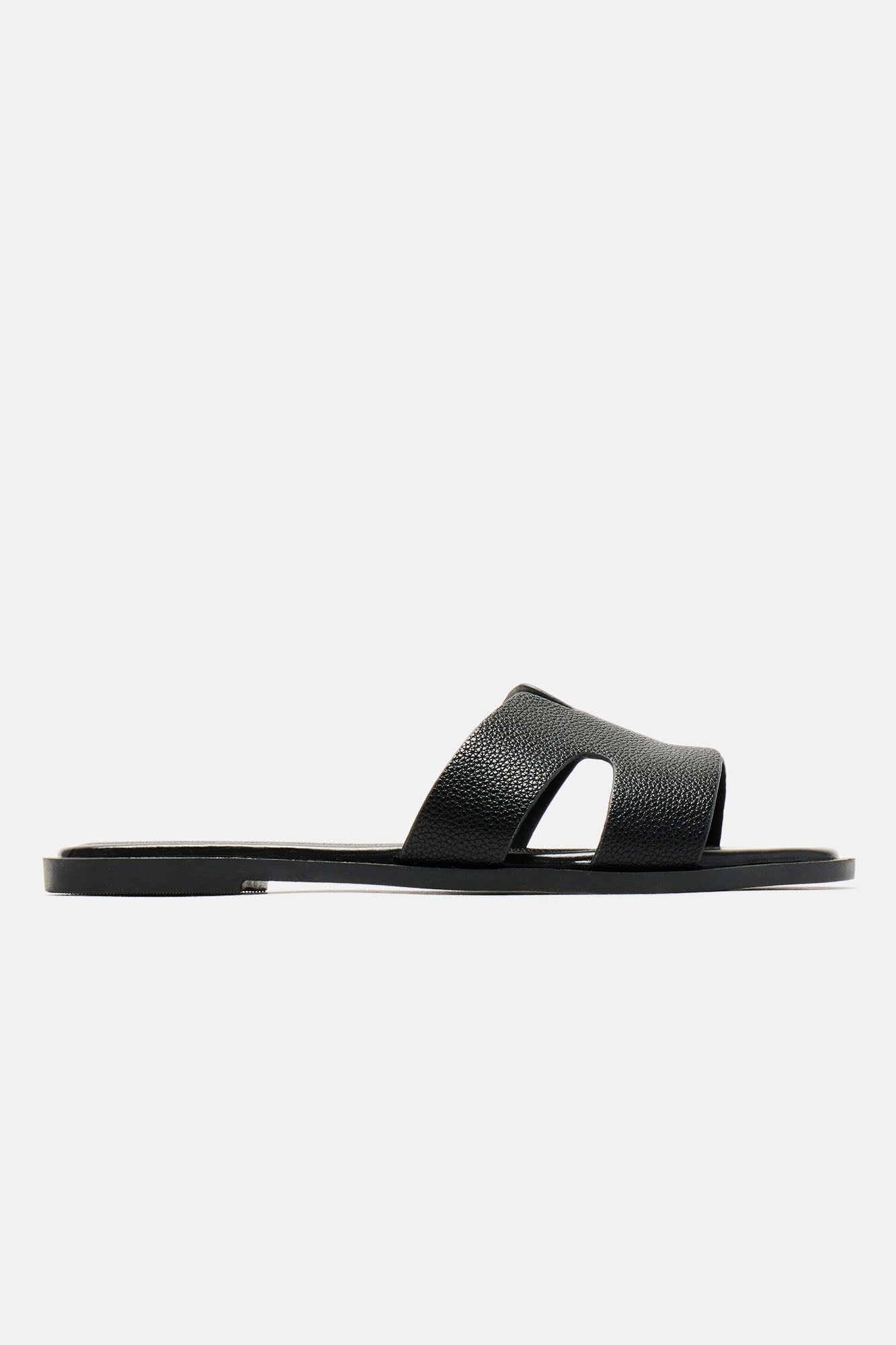 Cutting Ties Flat Sandals - Black