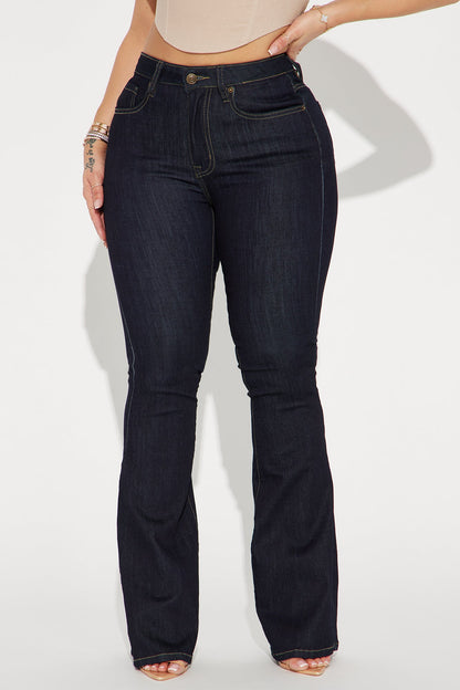 Milana Sculpting Stretch Flare Jeans - Dark Wash