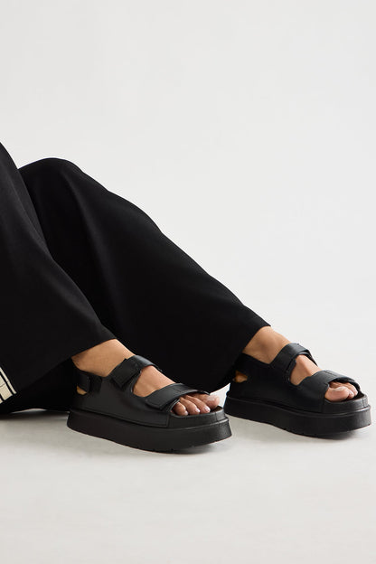 Max Platform Sandals - Black