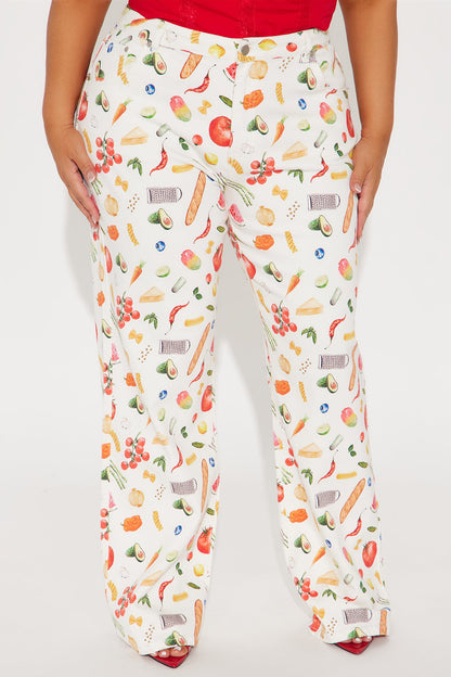 Secured The Goods Pant - White/combo