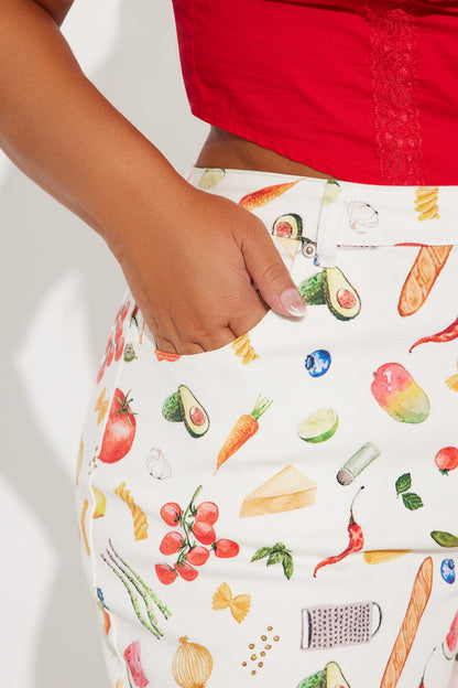 Secured The Goods Pant - White/combo