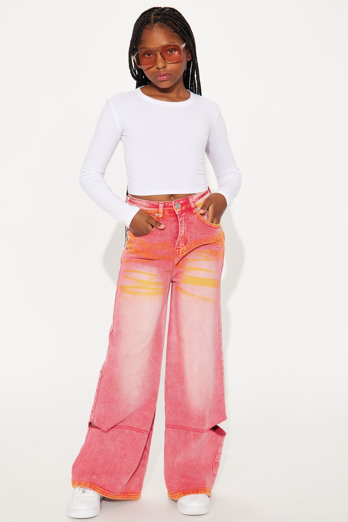 Mini Mamushi Punch Jean - Pink