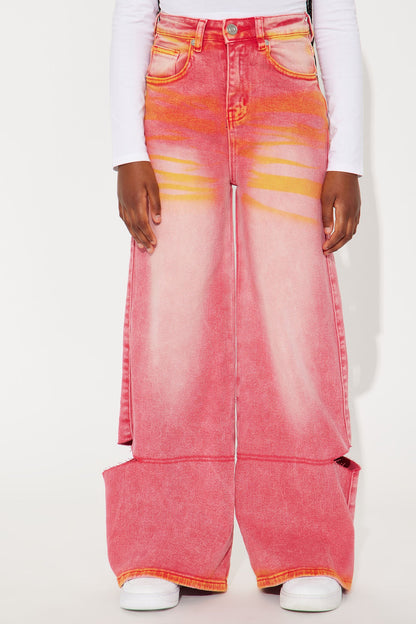 Mini Mamushi Punch Jean - Pink