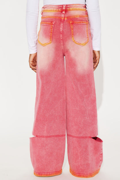 Mini Mamushi Punch Jean - Pink