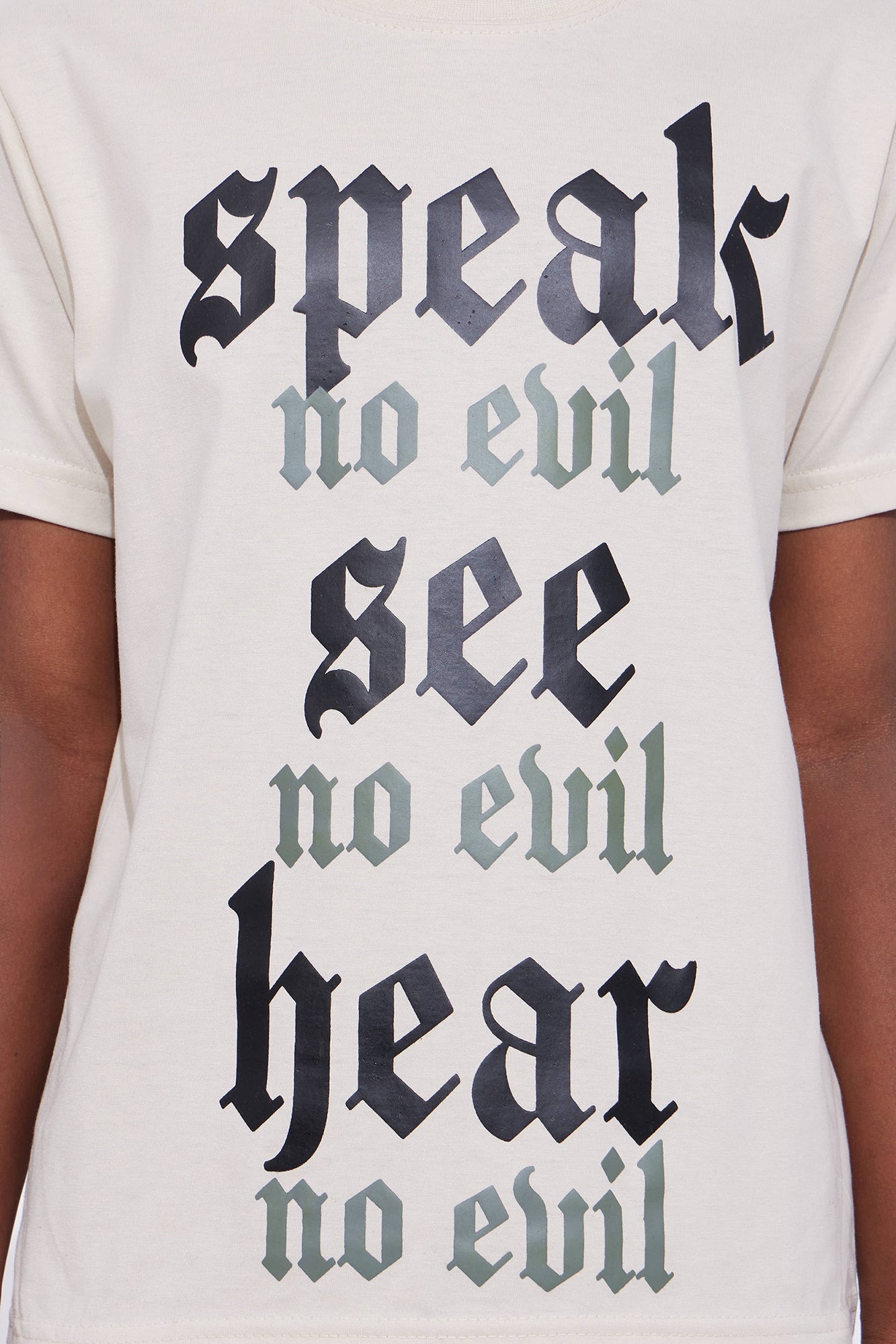 Mini See No Evil Short Set - Sand/combo