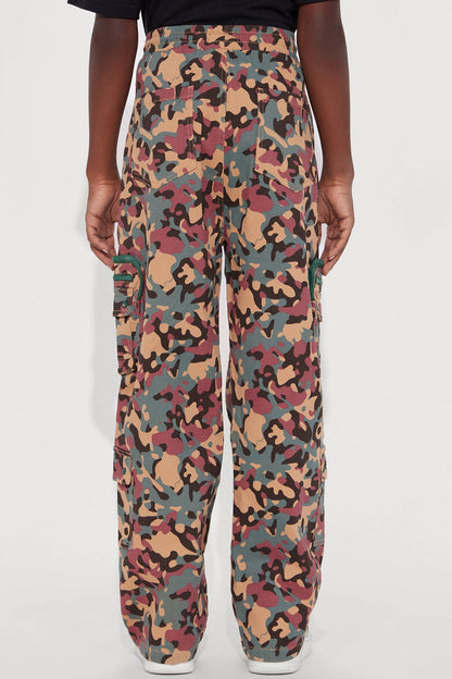 Mini Camo Over Everything Cargo Twill Pant - Camouflage