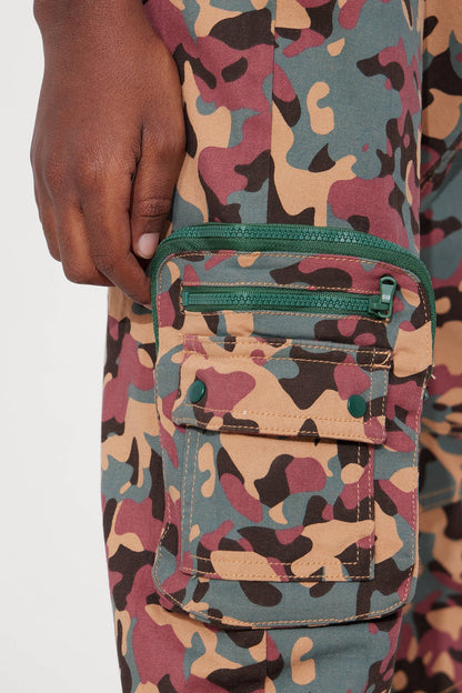 Mini Camo Over Everything Cargo Twill Pant - Camouflage