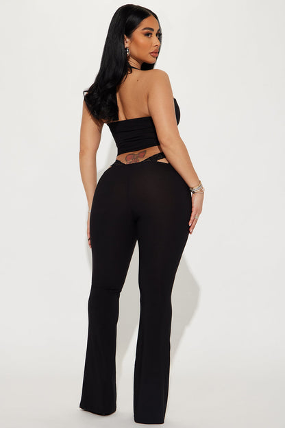 Spoil Me Pant Set - Black