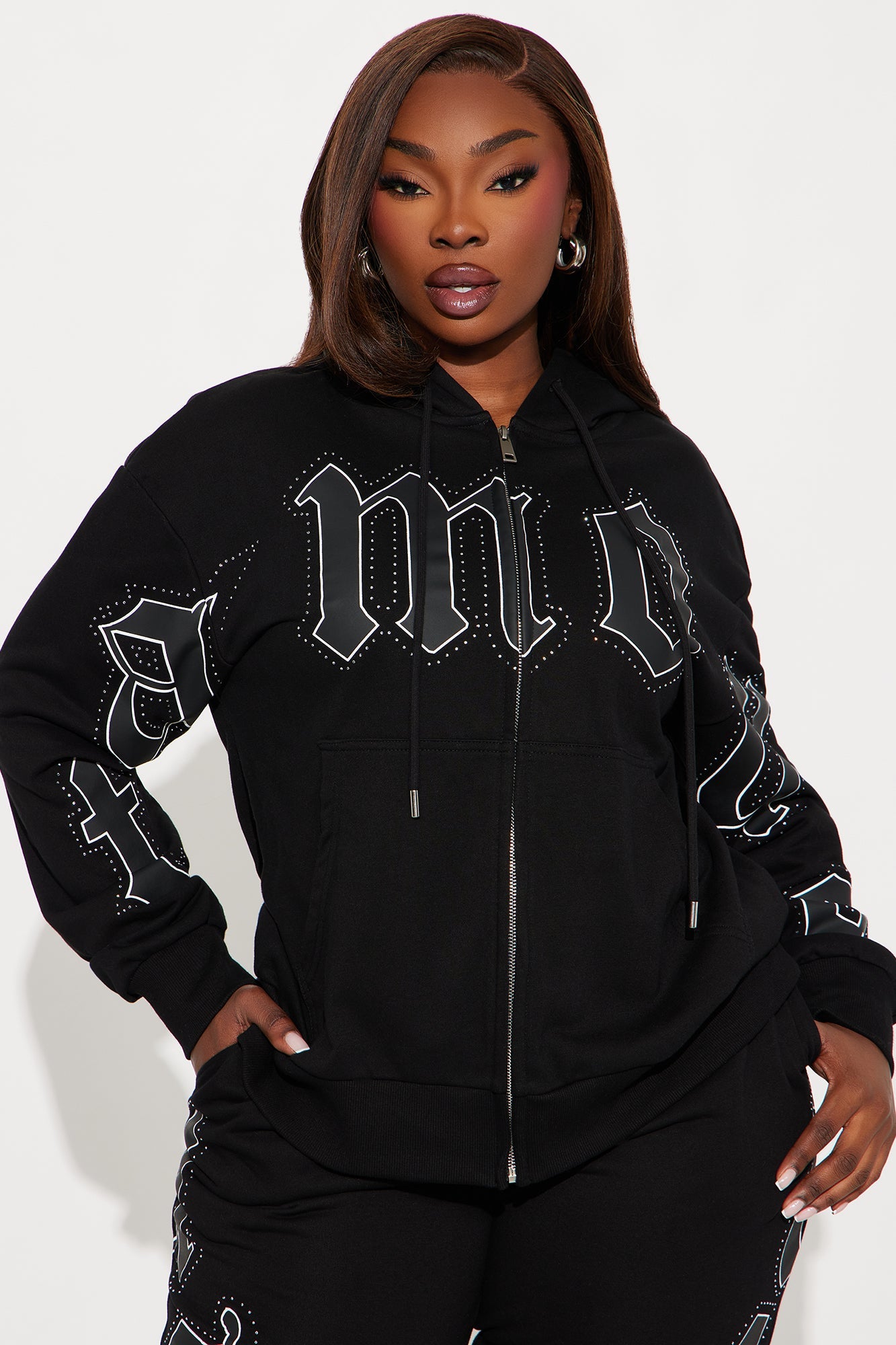 So Famous Jogger Pant Set - Black