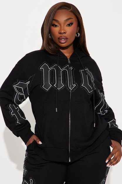 So Famous Jogger Pant Set - Black
