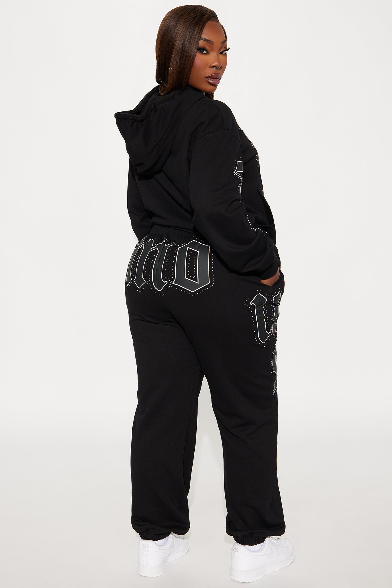 So Famous Jogger Pant Set - Black