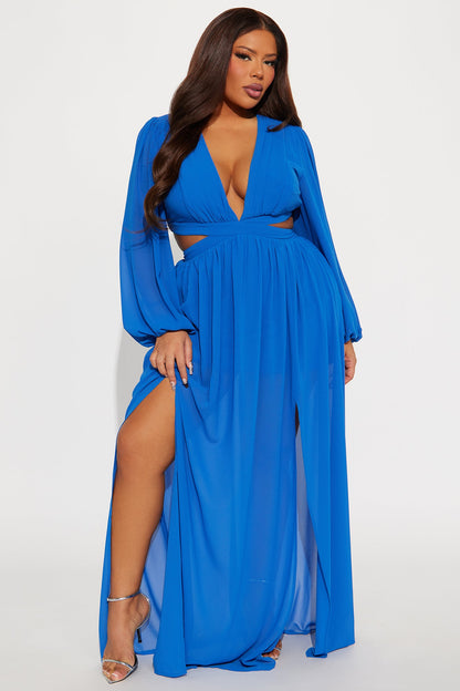 Natalia Maxi Dress - Blue