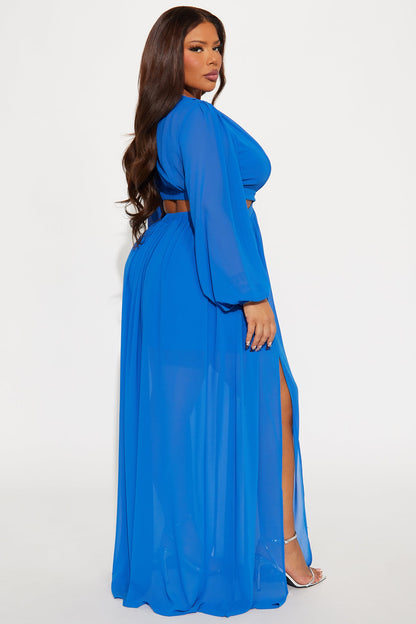 Natalia Maxi Dress - Blue