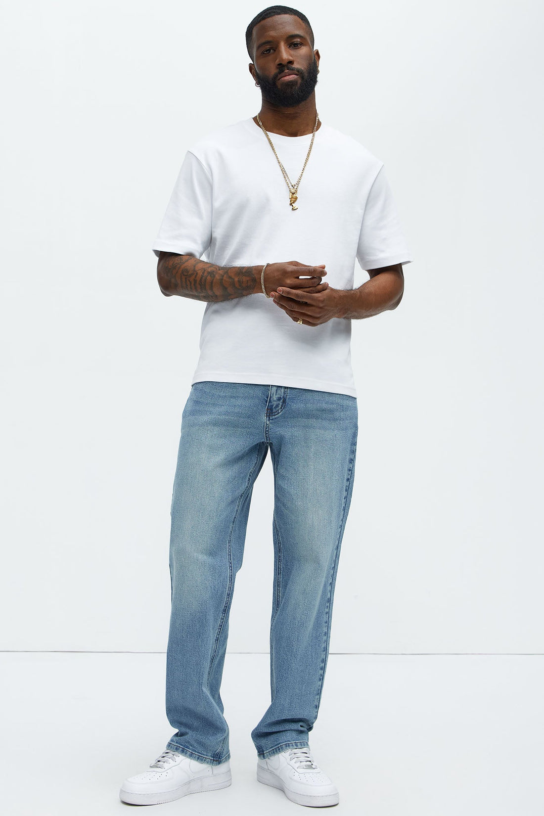 Cornell Straight Jeans - Vintage Blue Wash