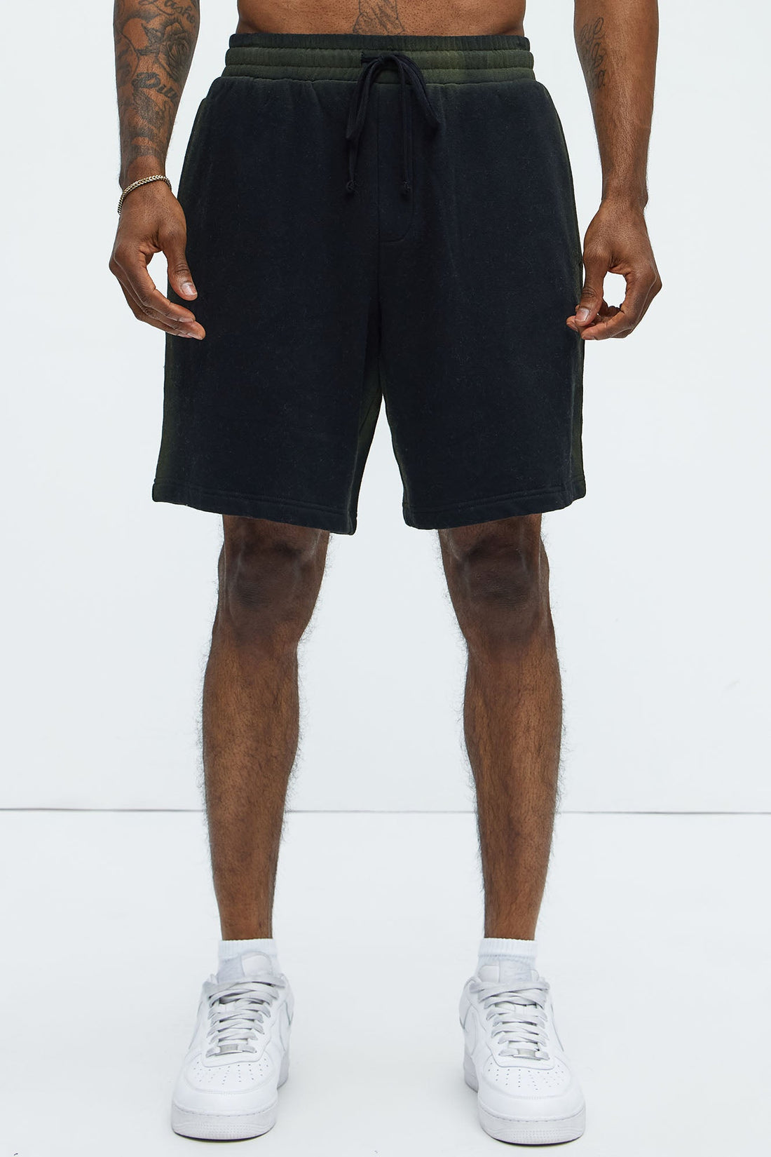 Tyson Blurred Lines Relaxed Shorts - Black