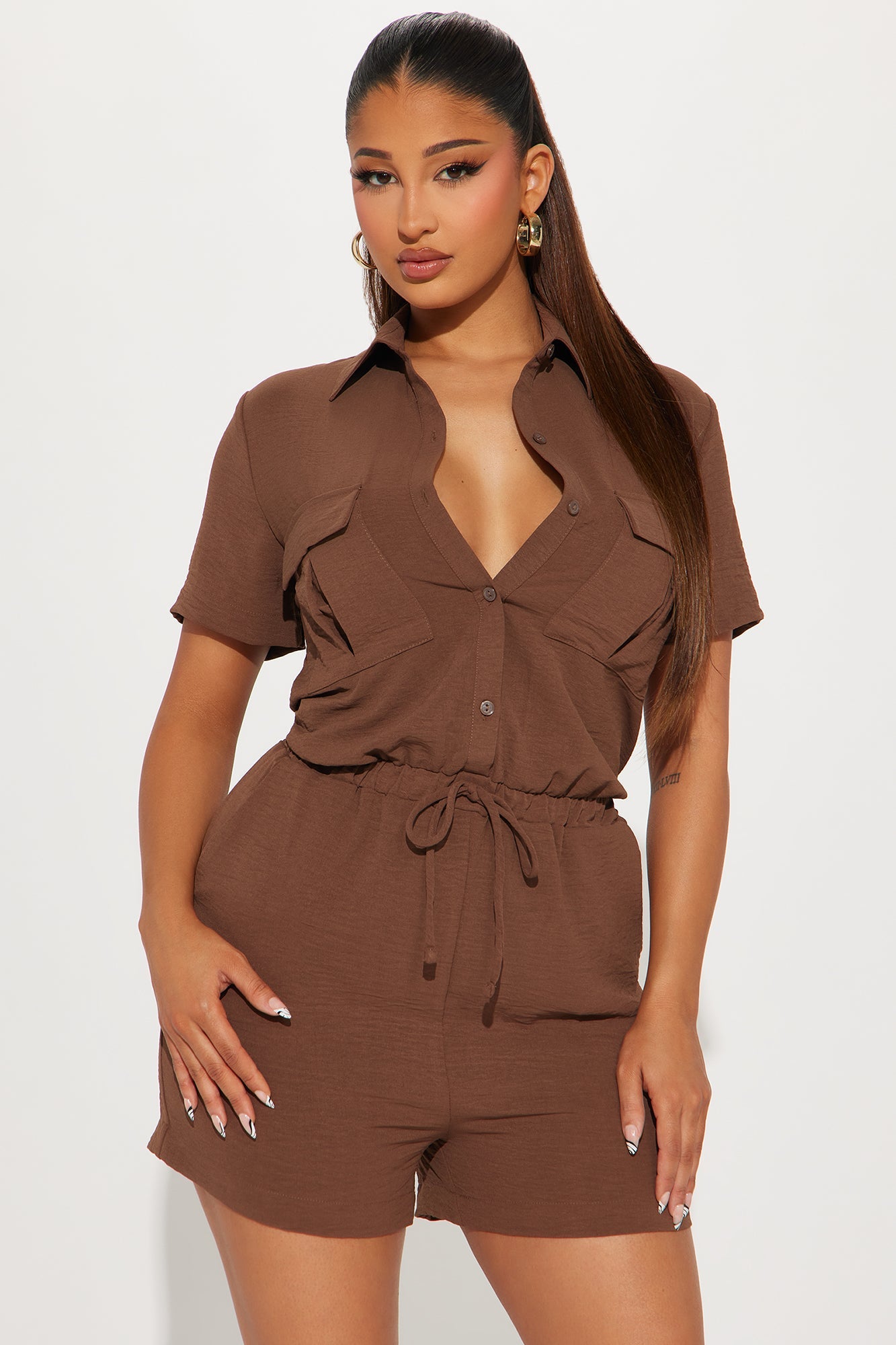 Maisie Romper - Chocolate