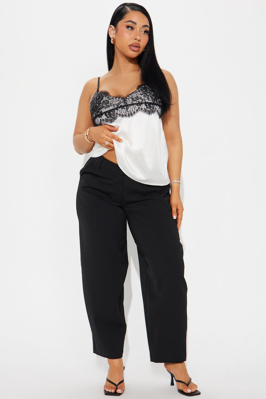 Allison Cigarette Skinny Pant - Black