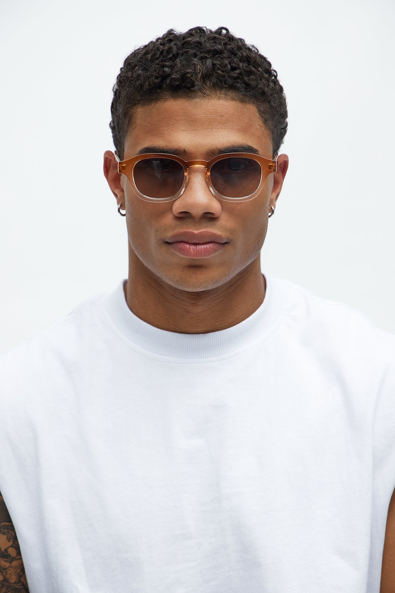 On Display Sunglasses - Tan/Multi