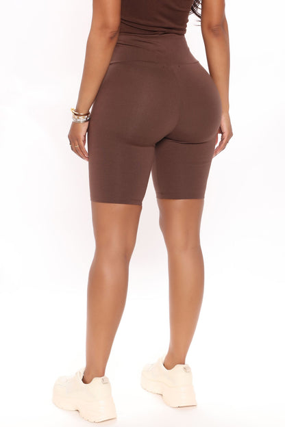 My Favorite Biker Short - Chocolate