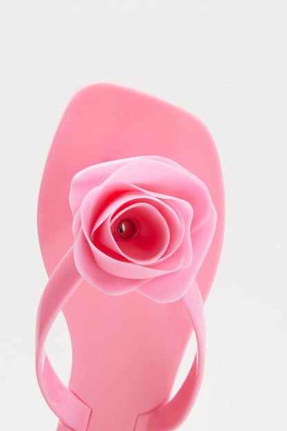 Rosie Jelly Flip Flops - Pink