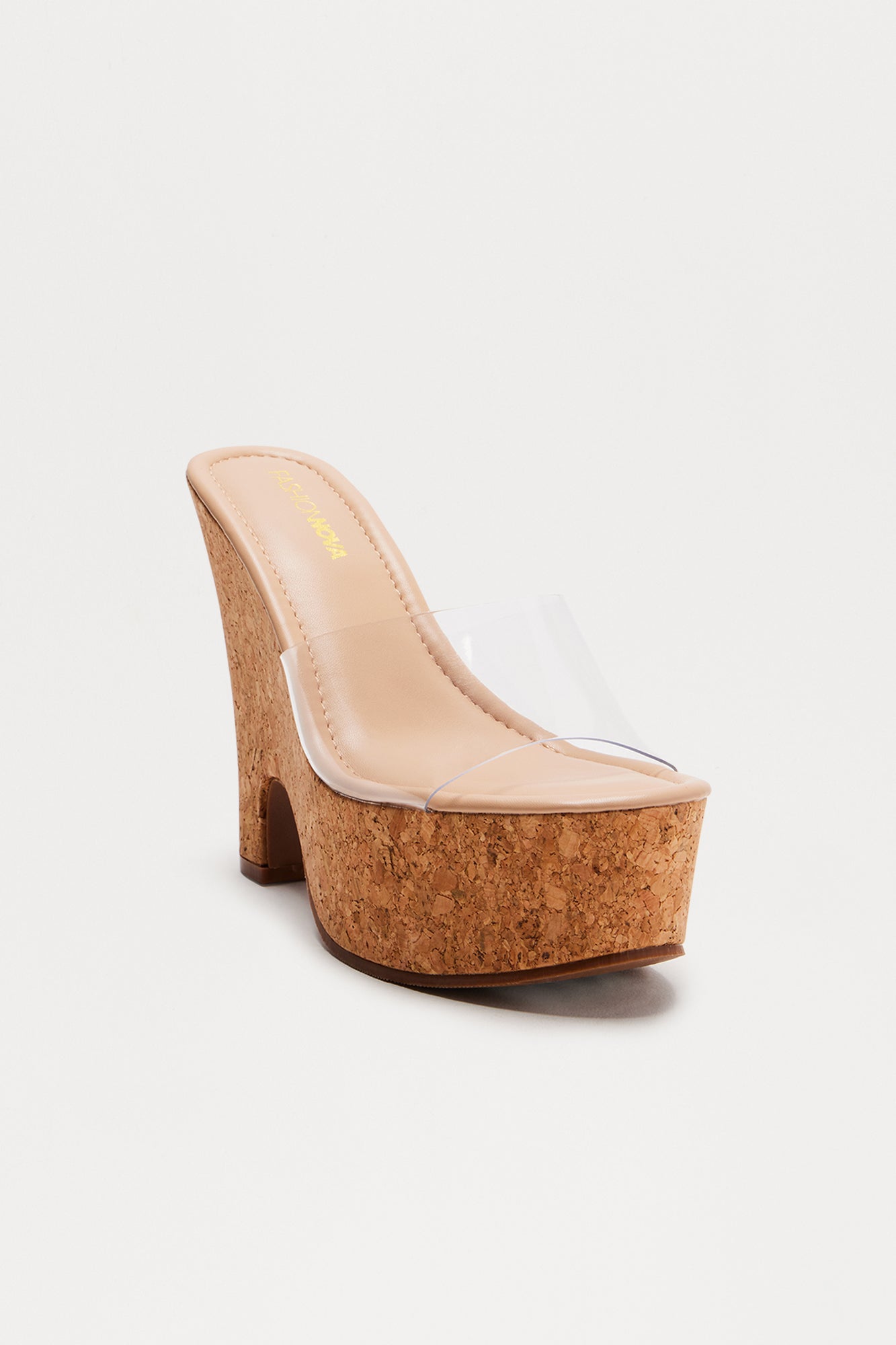 Lonnie Cork Wedges - Beige