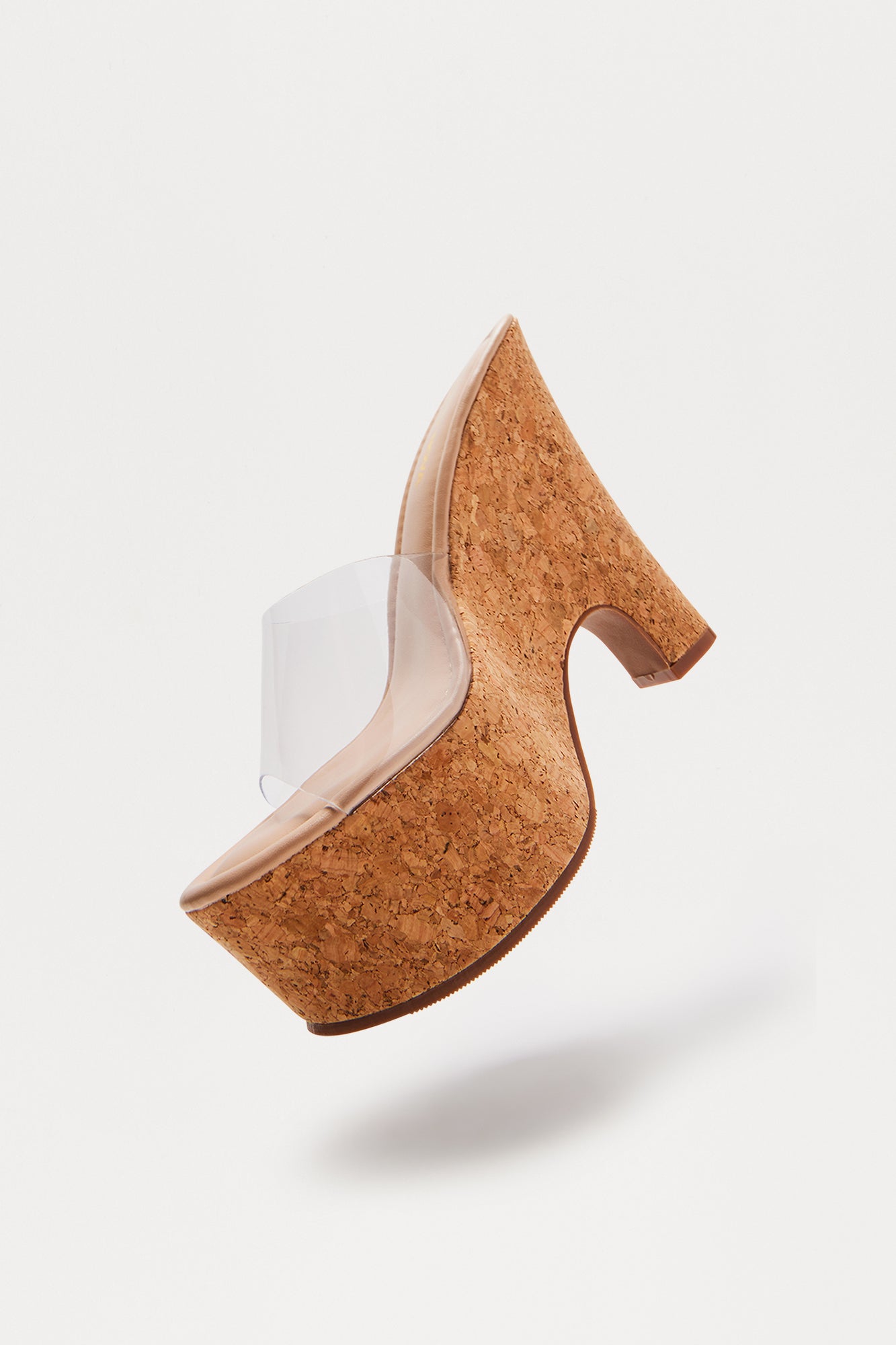 Lonnie Cork Wedges - Beige
