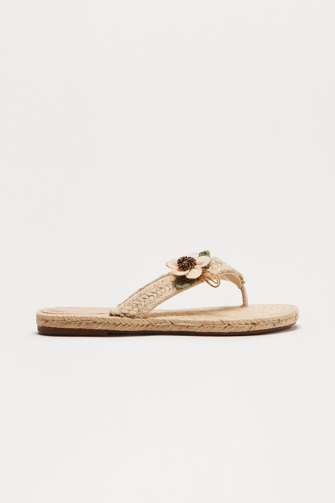 Makoa Jute Sandals - Cream/combo