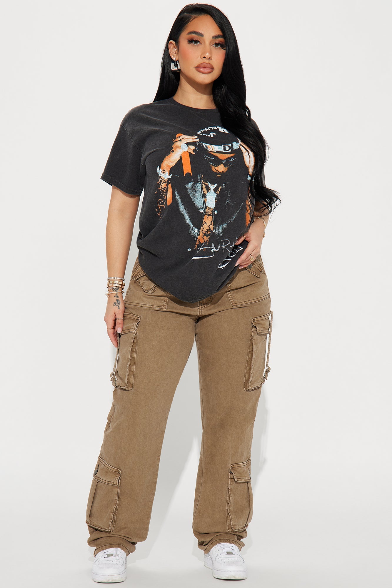 Burna Boy Washed Graphic Tee - Black Wash