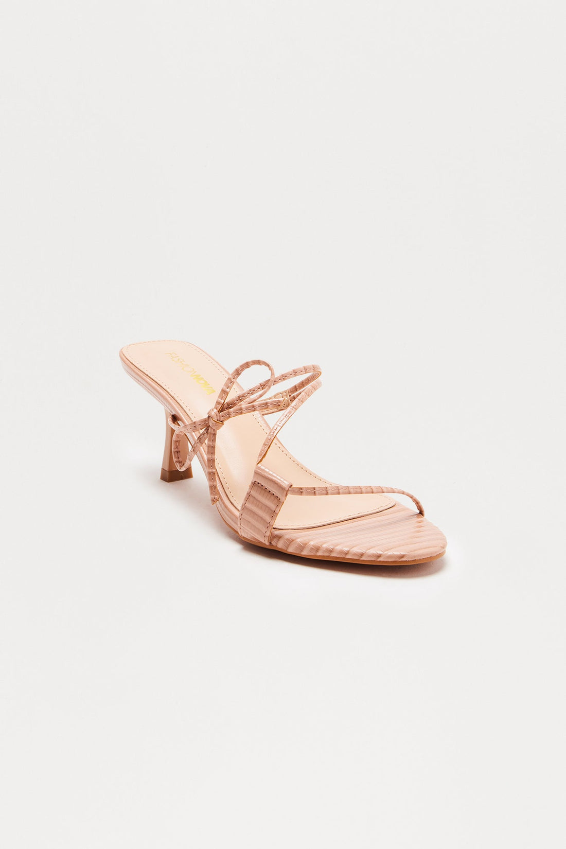 Solara Bow Heels - Nude