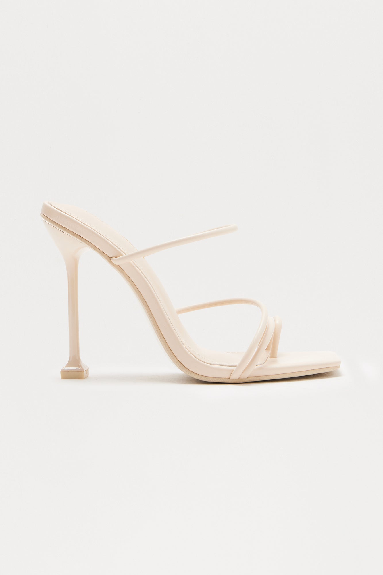 Get Over It Heeled Mules - Off White