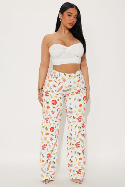 Secured The Goods Pant - White/combo