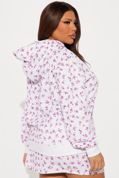 Fiona Floral Skirt Set - Lavender