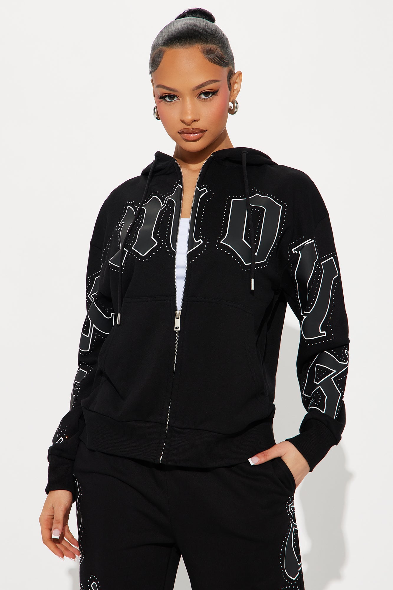 So Famous Jogger Pant Set - Black