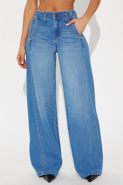 Lena Trouser Jeans - Medium Wash