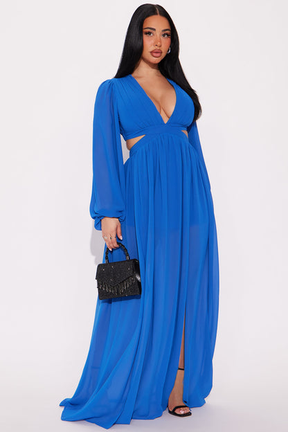 Natalia Maxi Dress - Blue
