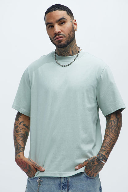 Oversized Heavyweight Tee 240GSM - Sage