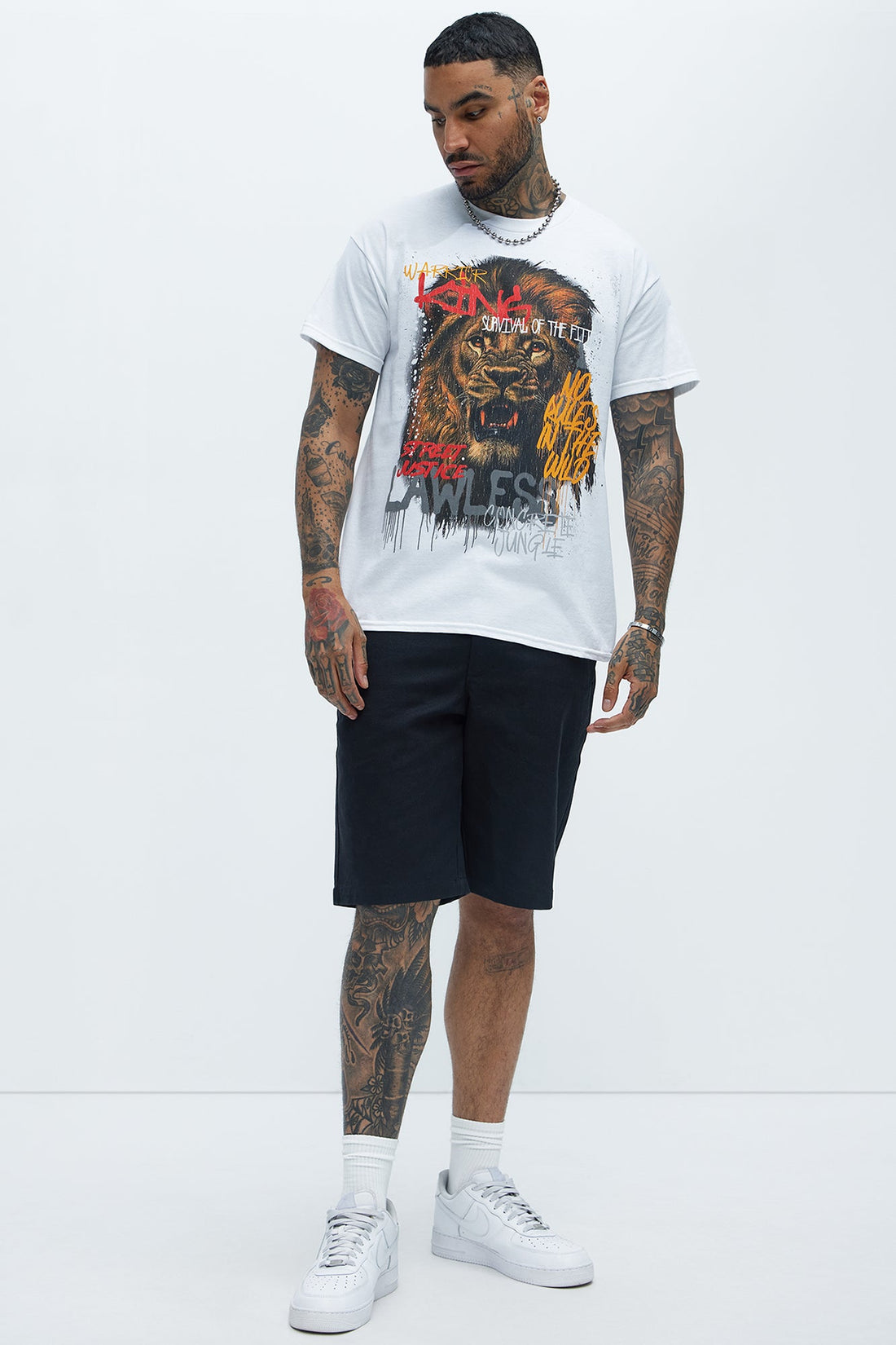 No Rules In The WIld Short Sleeve Tee - White