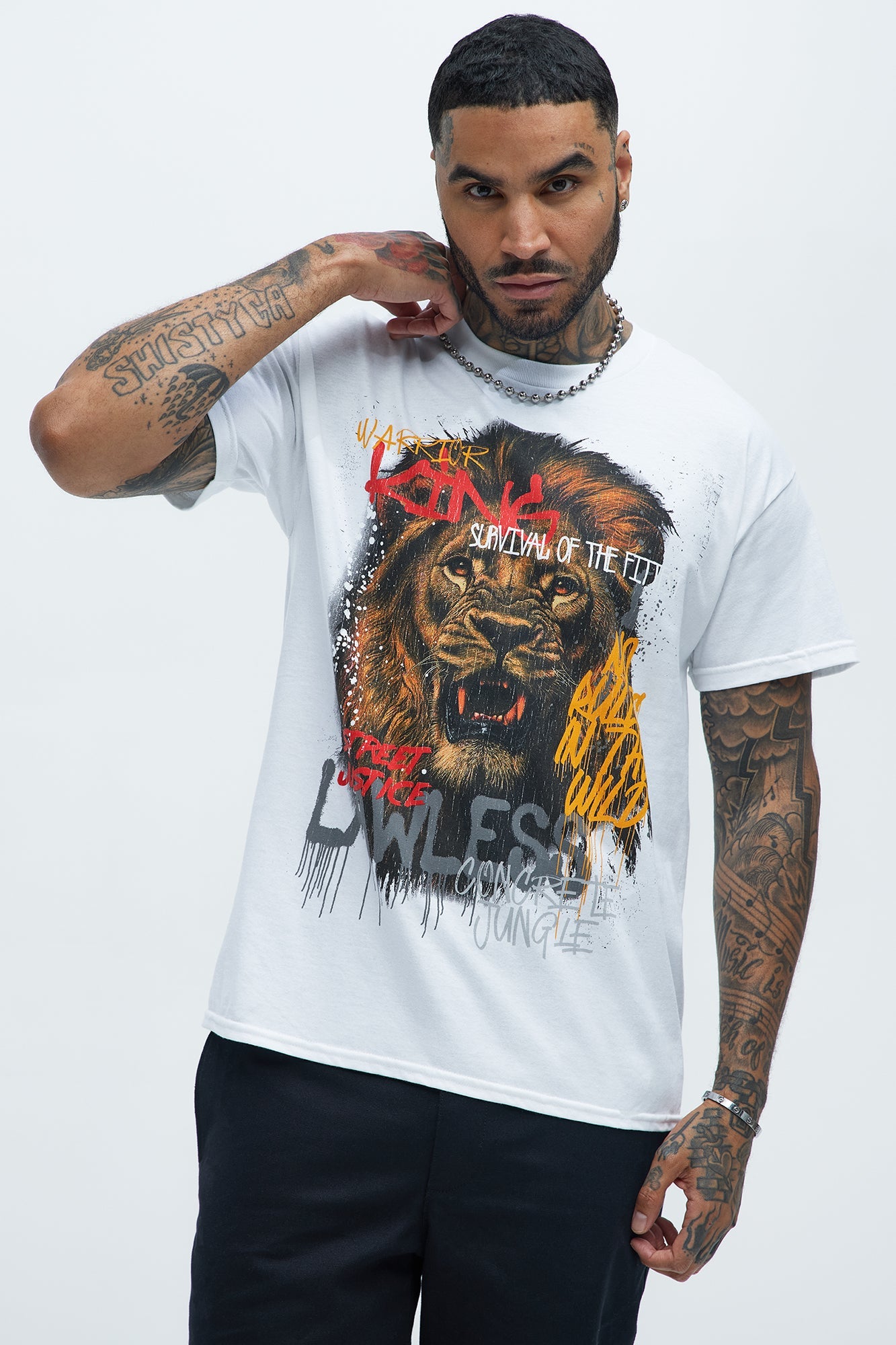 No Rules In The WIld Short Sleeve Tee - White