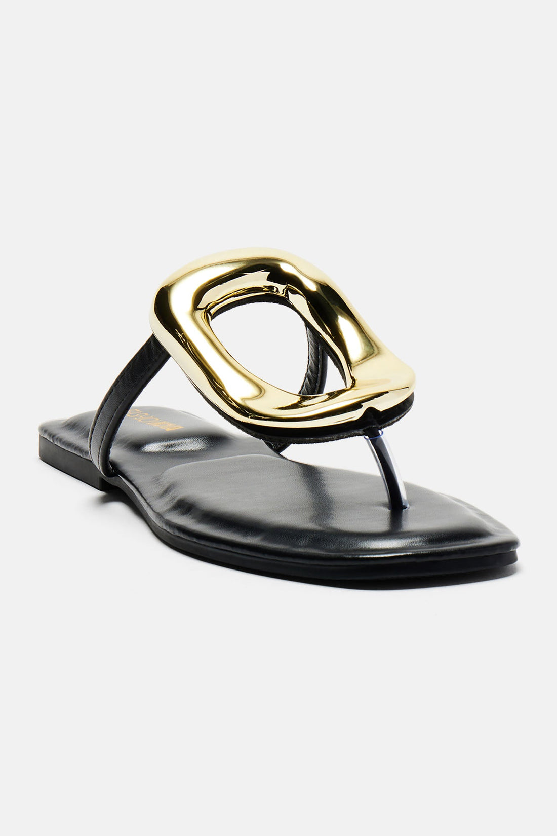 New Here Flat Sandals - Black