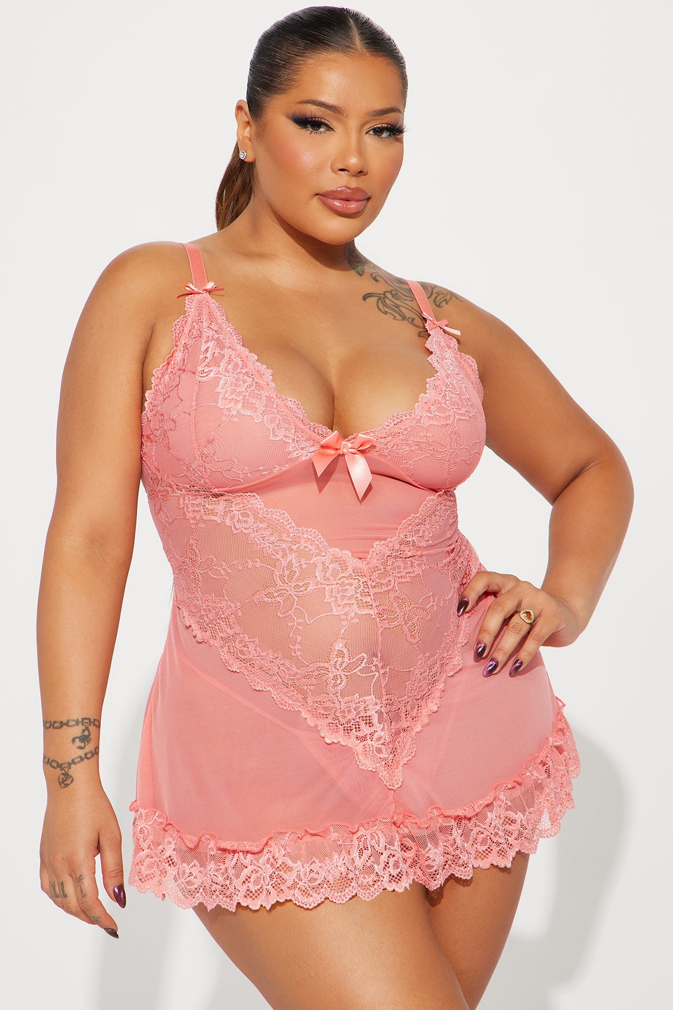 Best You Ever Had Babydoll - Coral