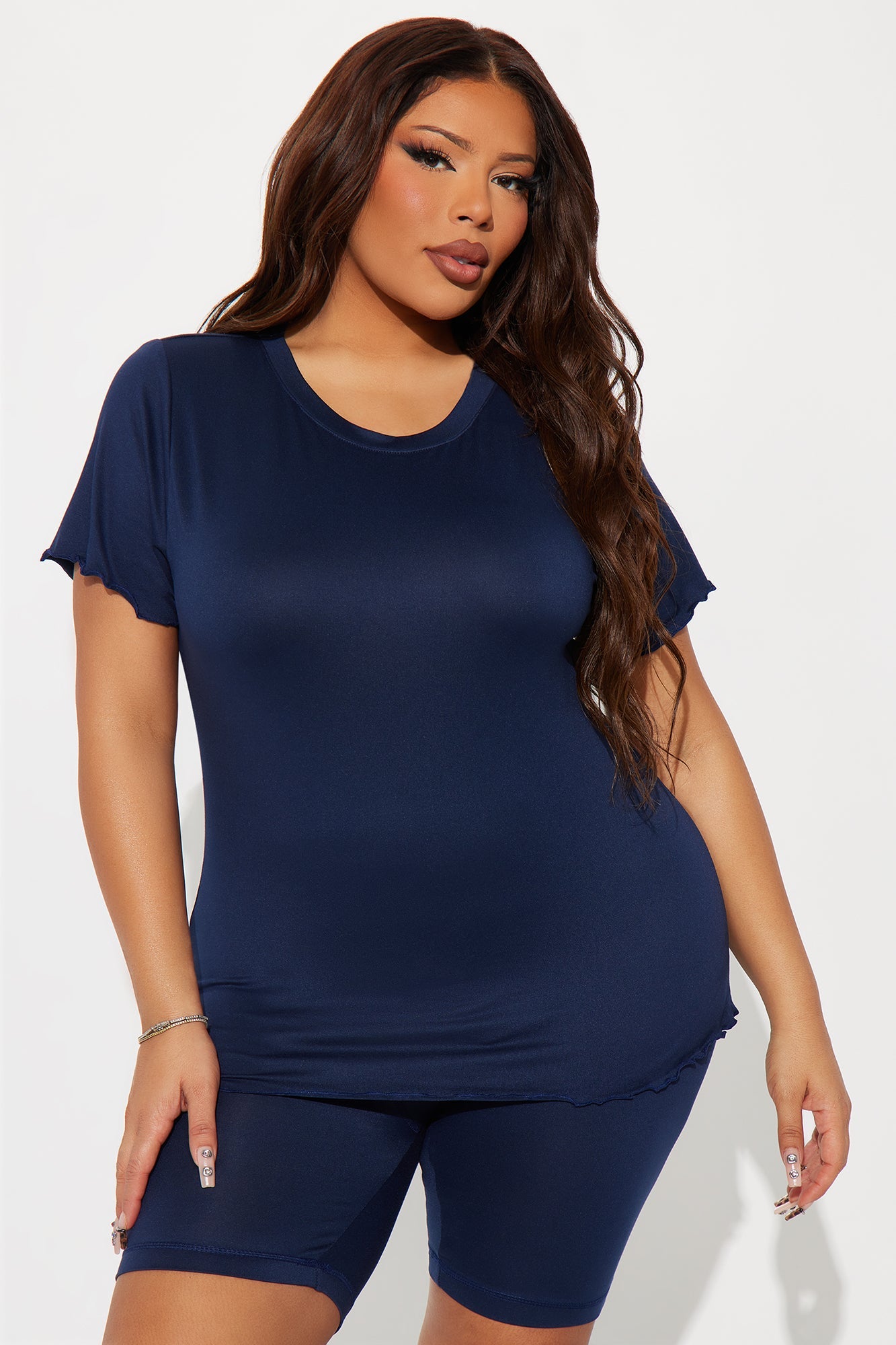 Always Together PJ Boxer Short Set - Navy