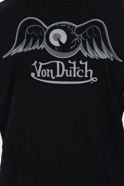 Mini Von Dutch Wings Baby Tee - Black